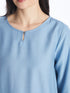 LC Waikiki Crew Neck Regular Long Sleeve Women's Blouse